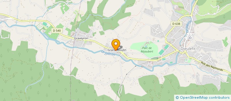 localisation de l'entreprise SCI DES MOULINS  DIEULEFIT