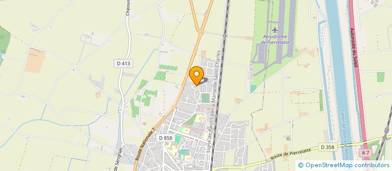localisation de l'entreprise SCI DES MOULINS à PIERRELATTE