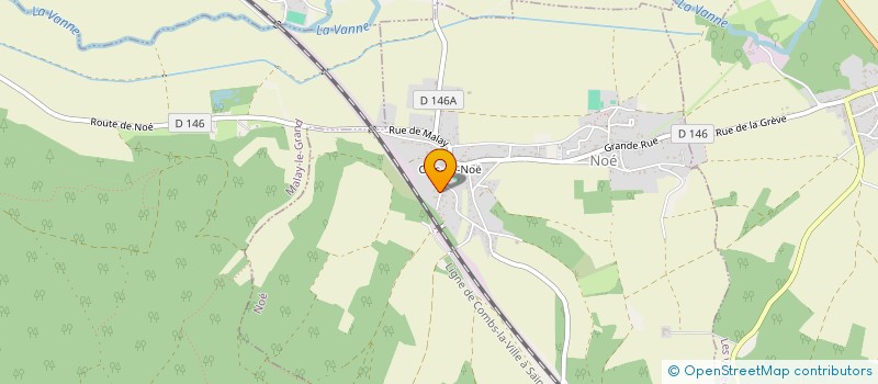 localisation de l'entreprise SCI DES MOULINS  NOE