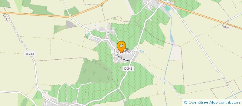 localisation de l'entreprise SCI DES MOULINS  FEREBRIANGES