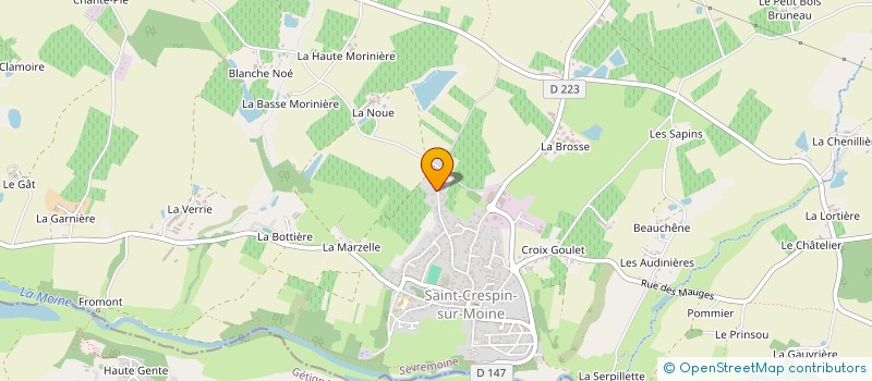 localisation de l'entreprise SCI DES MOULINS  GETIGNE