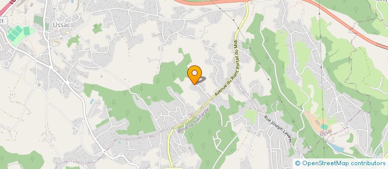 localisation de l'entreprise SCI DES MOULINS  USSAC