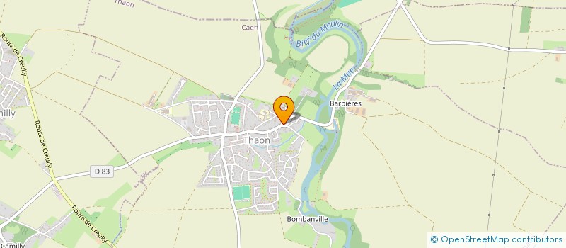 localisation de l'entreprise SCI DES MOULINS  THAON