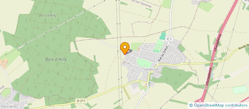 localisation de l'entreprise SCI DES MOULINS  SAVEUSE