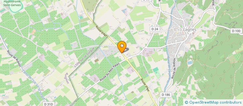 localisation de l'entreprise SCI DES MOULINS  LAGNES