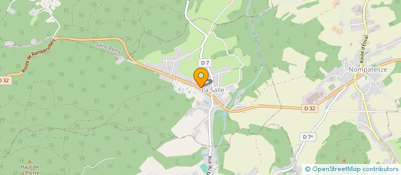 localisation de l'entreprise SCI DES MOULINS  LA SALLE