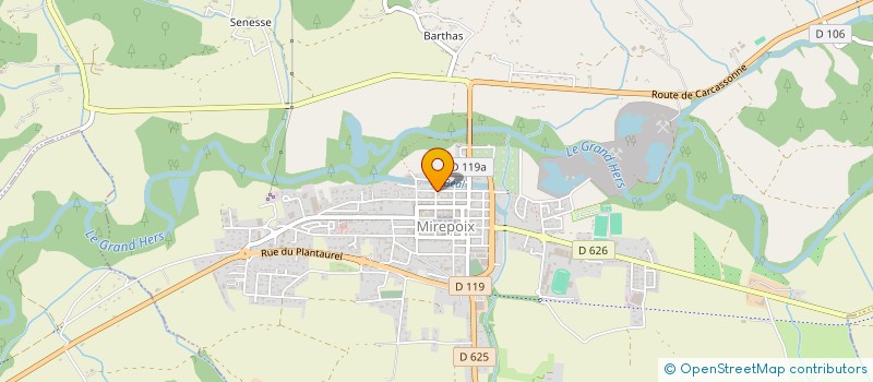 localisation de l'entreprise SCI DES MOULINS DE LA MECANIQUE à MIREPOIX