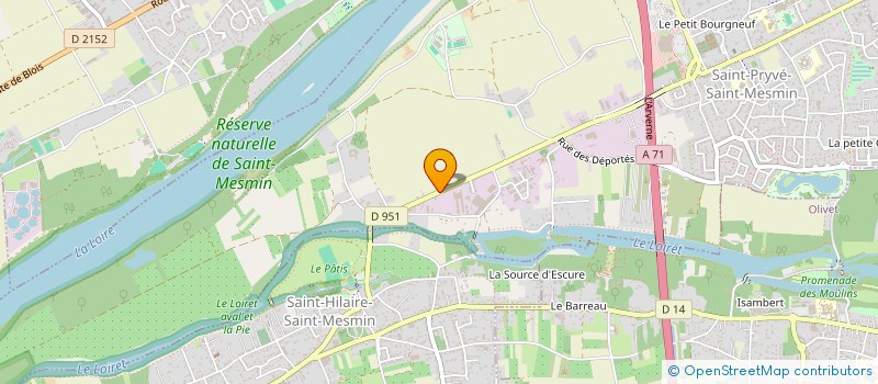 localisation de l'entreprise SCI DES MOULINS DE ST SANTIN à SAINT-PRYVE-SAINT-MESMIN