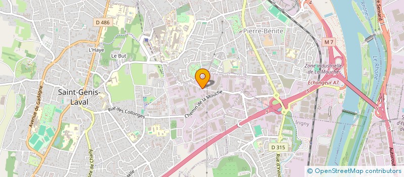 localisation de l'entreprise SCI DES MOULINS GP  SAINT-GENIS-LAVAL