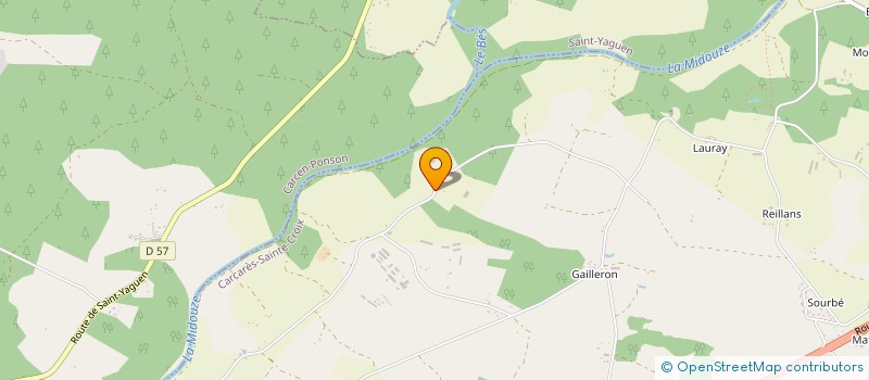 localisation de l'entreprise SCI DES MOUMOUS  CARCARES-SAINTE-CROIX