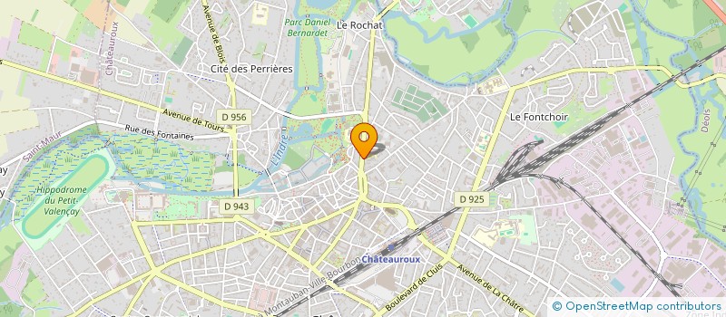 localisation de l'entreprise SCI DES MOUSQUETAIRES à CHATEAUROUX