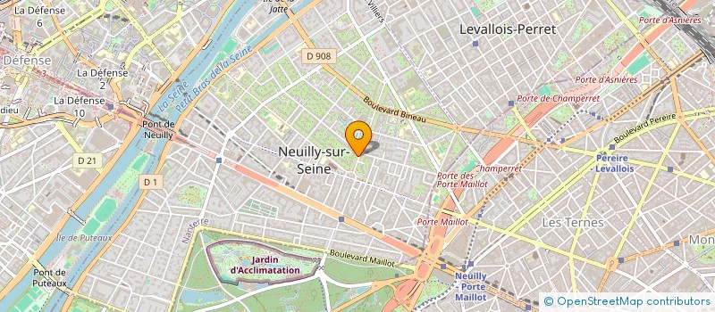 localisation de l'entreprise SCI DES MOUSSES à NEUILLY-SUR-SEINE