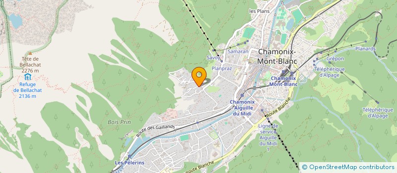 localisation de l'entreprise SCI DES MOUSSOUX à CHAMONIX-MONT-BLANC