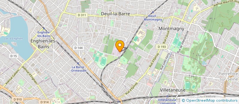 localisation de l'entreprise SCI DES MOUTIERS DE LA BARRE  DEUIL-LA-BARRE