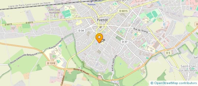 localisation de l'entreprise SCI DES MOUTONS  YVETOT