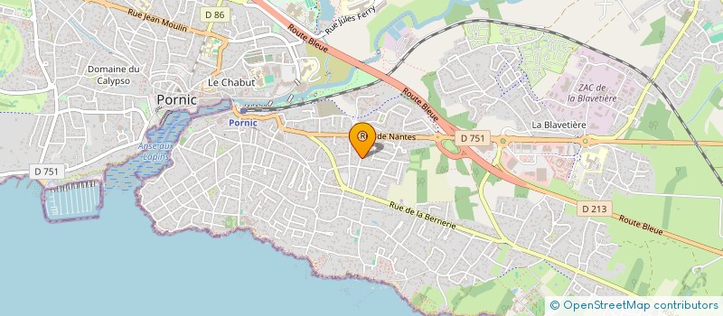 localisation de l'entreprise SCI DES MOUTONS  PORNIC