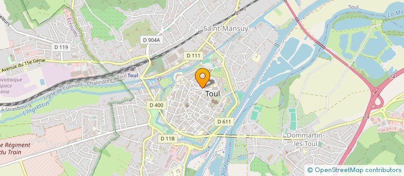 localisation de l'entreprise SCI DES MOUTONS  TOUL