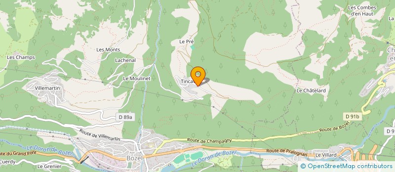 localisation de l'entreprise SCI DES MOUTONS NOIRS  BOZEL