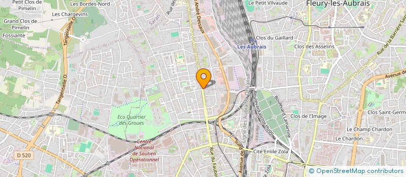 localisation de l'entreprise SCI DES MUGUETS à FLEURY LES AUBRAIS