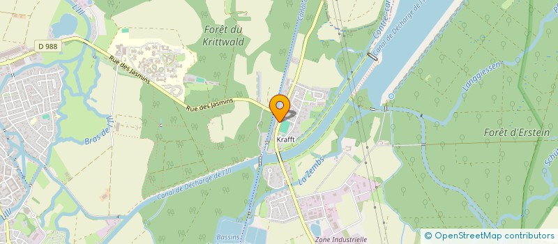 localisation de l'entreprise SCI DES MUGUETS  ERSTEIN