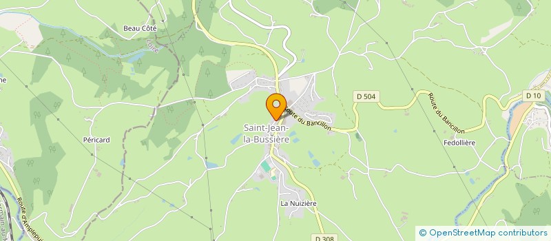 localisation de l'entreprise SCI DES MURES  SAINT-JEAN-LA-BUSSIERE