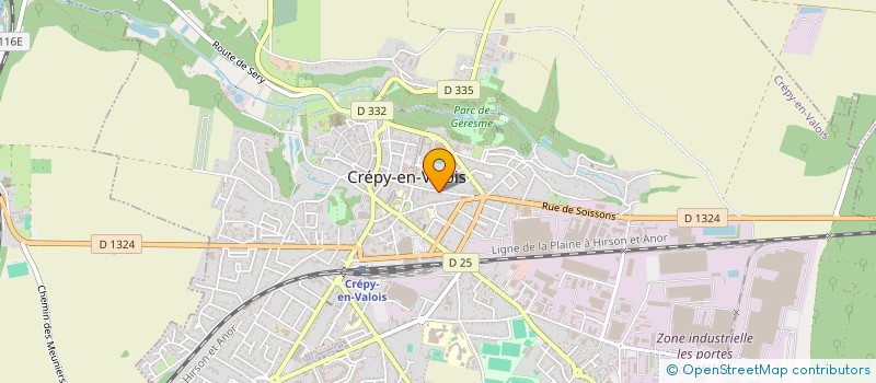 localisation de l'entreprise SCI DES MURETS  CREPY-EN-VALOIS