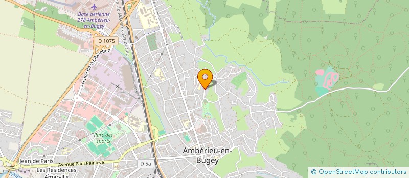 localisation de l'entreprise SCI DES MURIERS  AMBERIEU-EN-BUGEY