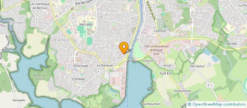 localisation de l'entreprise SCI DES MURIERS à VANNES