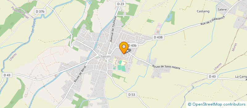 localisation de l'entreprise SCI DES MURIERS à LHERM