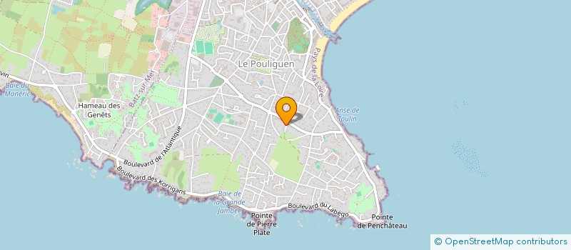 localisation de l'entreprise SCI DES MURIERS  LE POULIGUEN