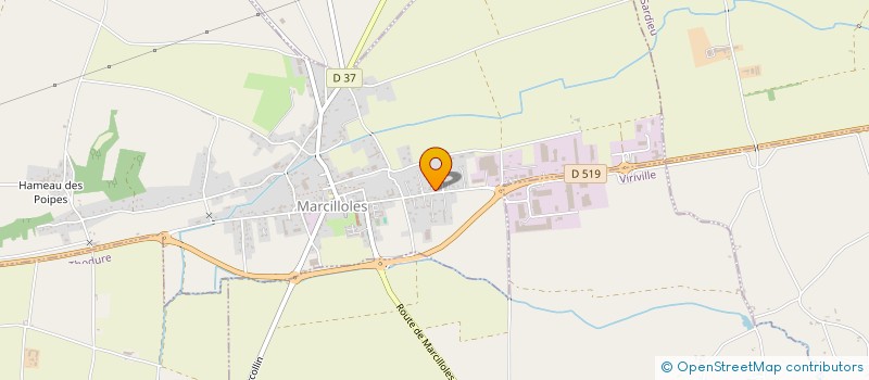 localisation de l'entreprise SCI DES MURIERS  MARCILLOLES