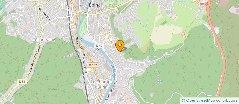 localisation de l'entreprise SCI DES MURMURES à EPINAL