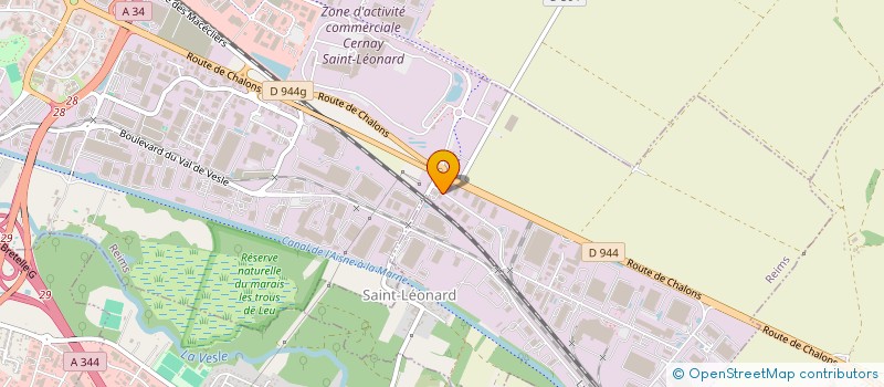 localisation de l'entreprise SCI DES MURS D'AMPHION  WITRY-LES-REIMS