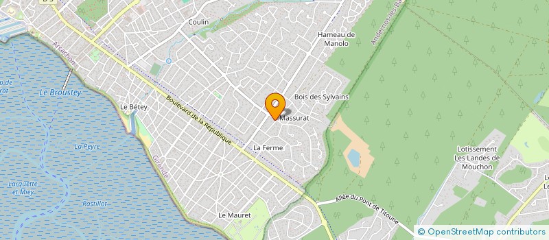 localisation de l'entreprise SCI DES MYOSOTIS  ANDERNOS-LES-BAINS