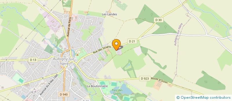 localisation de l'entreprise SCI DES MYRTES  AUBIGNY-SUR-NERE