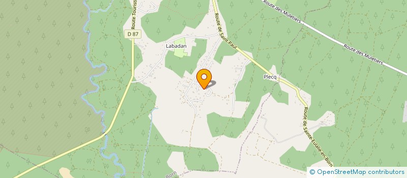 localisation de l'entreprise SCI DES NAOUS  SAINTE-EULALIE-EN-BORN