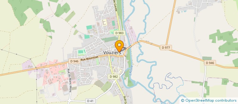 localisation de l'entreprise SCI DES NARCISSES  VOUZIERS