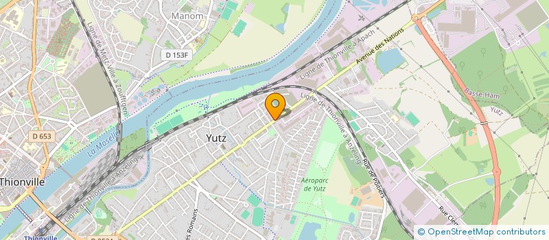 localisation de l'entreprise SCI DES NATIONS  YUTZ