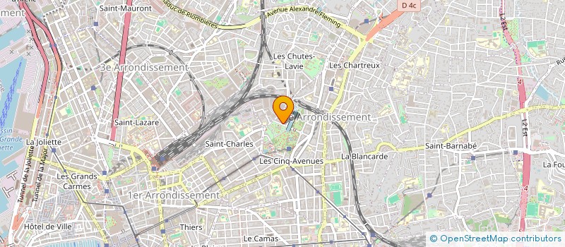 localisation de l'entreprise SCI DES NAUDINS à MARSEILLE