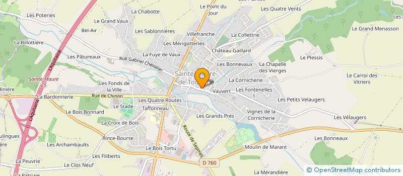 localisation de l'entreprise SCI DES NAUZEROLLES  SAINTE-MAURE-DE-TOURAINE