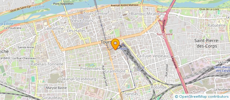 localisation de l'entreprise SCI DES NAVETS  TOURS