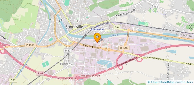 localisation de l'entreprise SCI DES NEGOCIANTS  BONNEVILLE