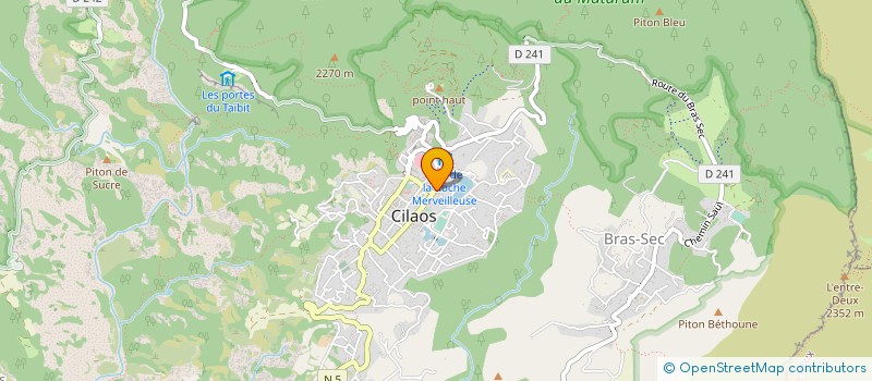 localisation de l'entreprise SCI DES NEIGES  CILAOS