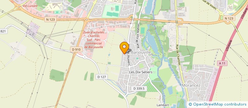 localisation de l'entreprise SCI DES NENUPHARS à BARJOUVILLE