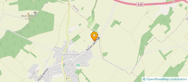 localisation de l'entreprise SCI DES NENUPHARS à SAINT-FUSCIEN