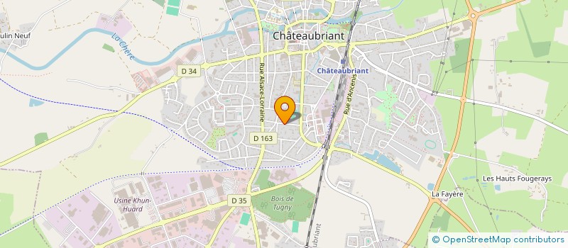 localisation de l'entreprise SCI DES NETUMIERES  CHATEAUBRIANT