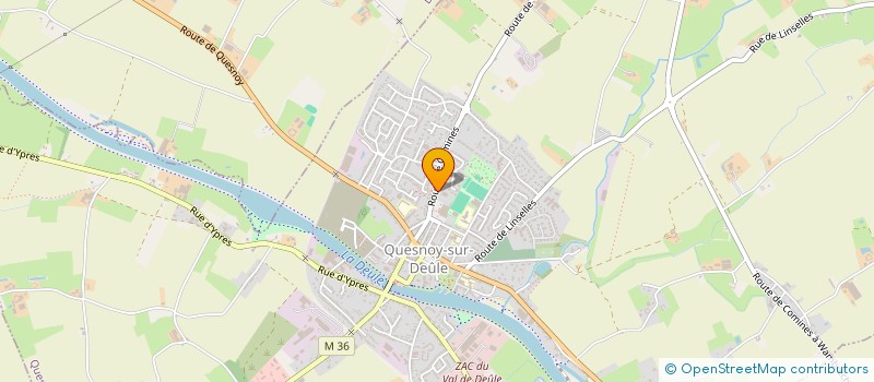 localisation de l'entreprise SCI DES NEUF à QUESNOY-SUR-DEULE