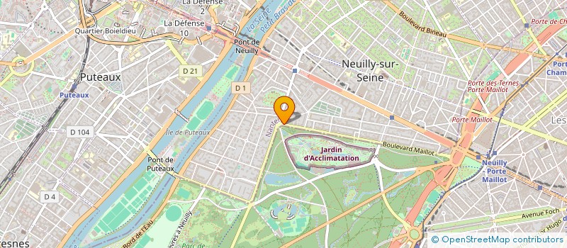 localisation de l'entreprise SCI DES NEUF PERLES à NEUILLY-SUR-SEINE