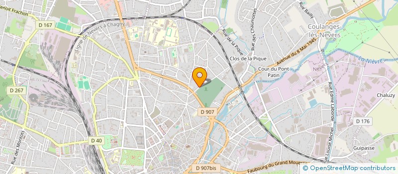 localisation de l'entreprise SCI DES NEUF PILLIERS à NEVERS