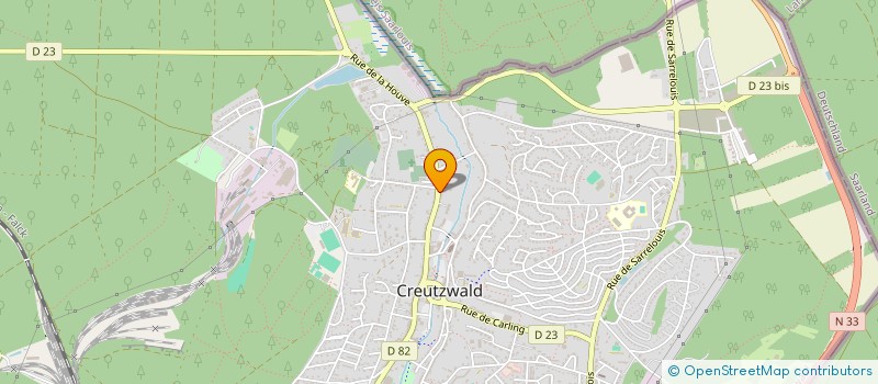 localisation de l'entreprise SCI DES NEUFS  CREUTZWALD